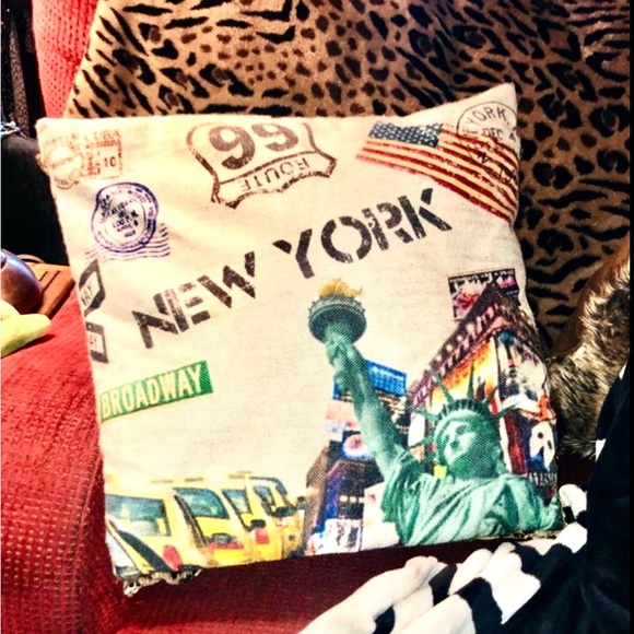 City Life Collage Art Canvas Pillow Cover - Picture 2 of 5